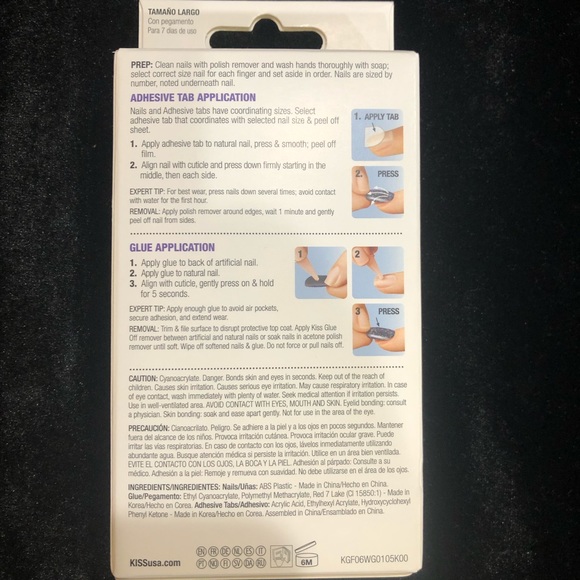 Nails: Kiss Press On Glam Fantasy Ultimate Illusion Nails - Picture 4 of 4